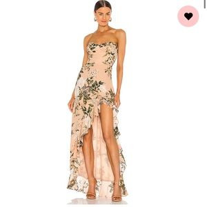 Amanda Uprichard Eden Gown in Juniper Floral - S